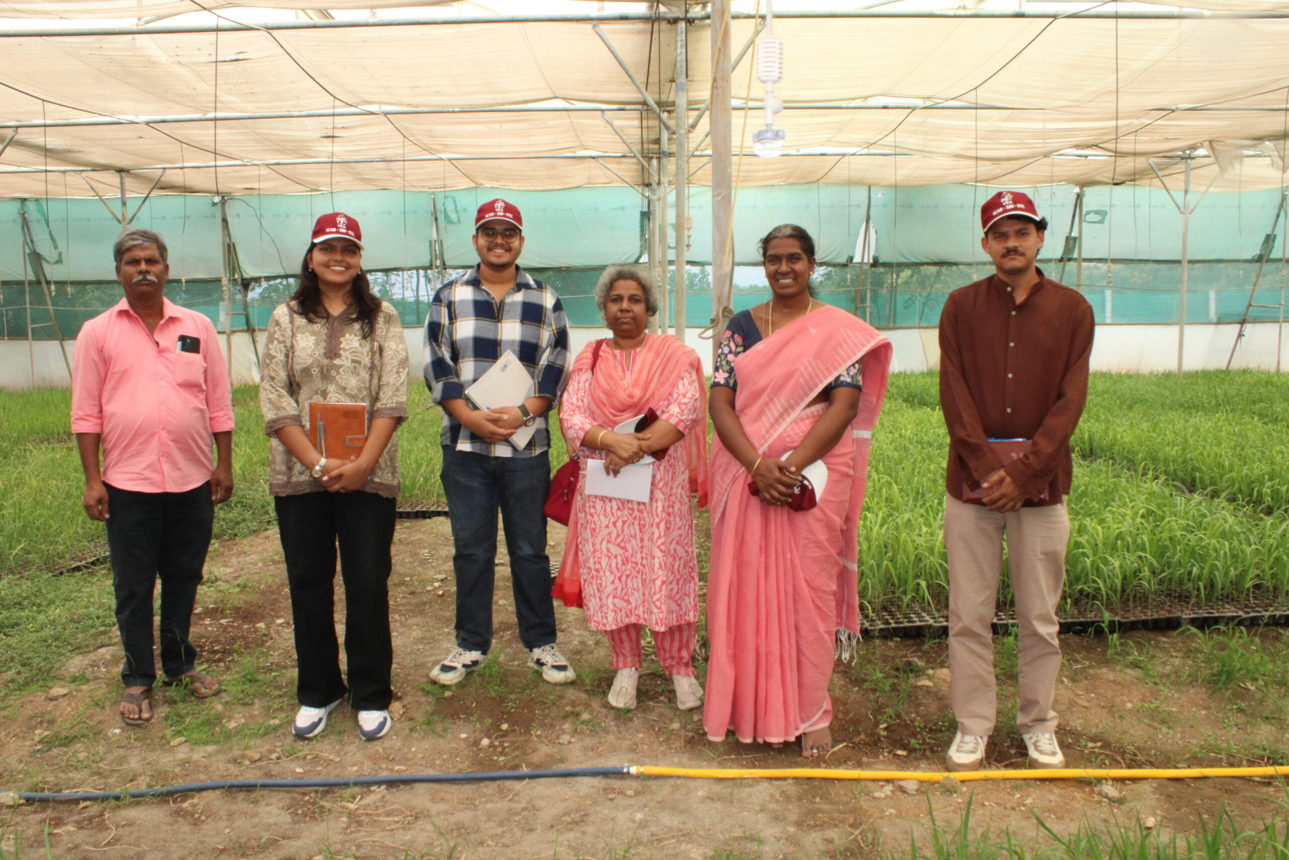 Visit to Sugarcane Settling Nursery in Udumalpet district